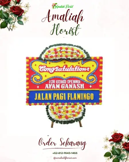 Sewa Papan Bunga Seranau